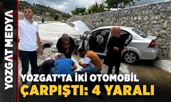 Yozgat’ta iki otomobil çarpıştı: 4 yaralı