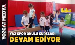 Yaz spor okulu kursları devam ediyor