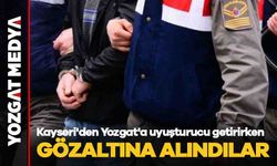 Kayseri'den Yozgat'a uyuşturucu getirirken gözaltına alındılar