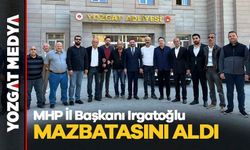 MHP İl Başkanı Irgatoğlu mazbatasını aldı