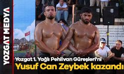 Yozgat 1. Yağlı Pehlivan Güreşleri'ni Yusuf Can Zeybek kazandı