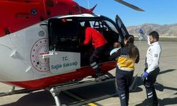 Şırnak’ta 8 aylık bebek, ambulans helikopterle Elazığ’a sevk edildi