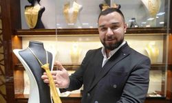 Gaziantep’te kuyumcularda yeni trend: Altın kravat