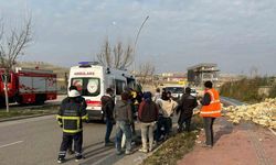 Mardin’de istinat duvarı yıkıldı: 2 yaralı