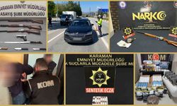 Karaman’da aranan 10 kişi tutuklandı
