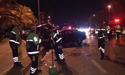 Kartal’da aşırı hız yapan sürücü park halindeki araçlara çarptı: 1 yaralı