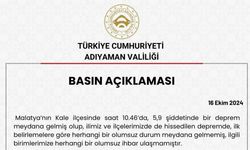 Adıyaman Valiliğinden deprem açıklaması