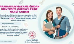 Arabanlı üniversite öğrencilerine 7 bin 500 TL nakdi yardım