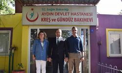 İl Sağlık Müdürü Şenkul, Aydın Devlet Hastanesi Kreşi’nde incelemelerde bulundu