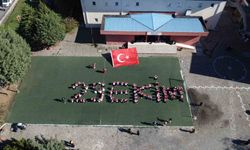 Ordu’da 101 öğrenciden Cumhuriyet’in 101’inci yılına özel koreografi