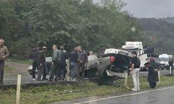 Zonguldak’ta ıslak zemin kazaya neden oldu