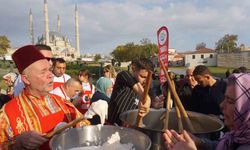 Edirne’deki Gastronomi Festivali renkli görüntülerle başladı