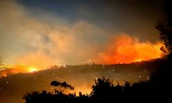 Orman yangını 8’inci saatte gece karanlığında etkisini hissettiriyor