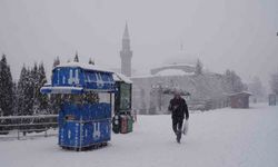 Erzurum beyaza büründü