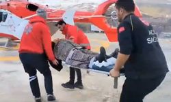 Hamile kadın helikopter ambulansla Van’a sevk edildi