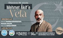 Mehmet Akif Ersoy Talas’ta anılacak