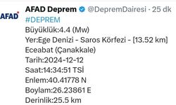 Saros Körfezi’ndeki deprem Keşan’da da hissedildi