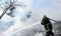 İskenderun’da bahçe yangını