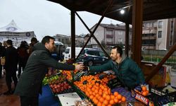 Pazarcı esnafına çorba ikramı