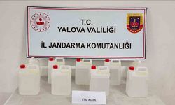 Yalova’da kargoyla yollanan 45 litre etil alkol ele geçirildi