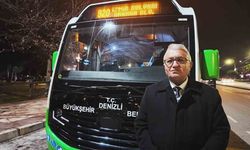 Denizli’de gece seferleri ile kesintisiz ulaşım başladı