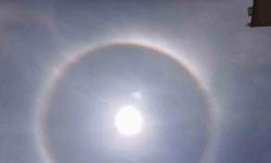 Işık halkası ‘Halo’ Develi’de görüldü