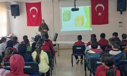 Aslanapa’da öğrencilere biyolojik çeşitlilik, biyokaçakçılık ve yaban hayatı eğitimi