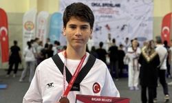 Aydınlı sporcudan Türkiye derecesi