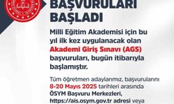 Bakan Tekin, AGS başvurularının başladığını duyurdu