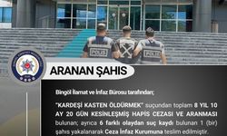 Bingöl’de 8 yıl kesinleşmiş hapis cezası bulunan zanlı yakalandı