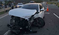 Bolu’da iki otomobil çarpıştı: 2 yaralı