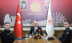 Çorum Valisi Çalgan: "Kişilere karşı işlenen suçlarda genel olarak yüzde 23 azalma yaşandı"
