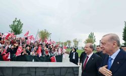 Cumhurbaşkanı Erdoğan’a KKTC’de yoğun ilgi