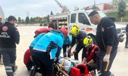 Endüstriyel kaza tatbikatı gerçeği aratmadı