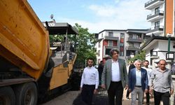 Ertuğrulgazi mahallesine 250 ton asfalt