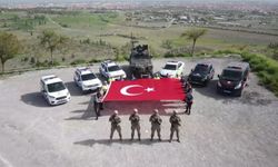 Erzincan’da polisler gençler için klip çekti