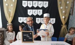 Hisarcıklı Hamza 5 yaşında Kuran-ı Kerim’i hatmetti