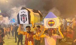 Iğdır’da Galatasaraylı taraftarlar şampiyonluğu Fenerbahçe ve Beşiktaş tabutu ile kutladı