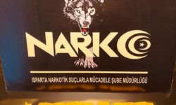 Isparta’da bin 256 kullanımlık sentetik kannabinoid ele geçirildi