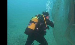 Karaburun’da hayalet ağlar toplandı