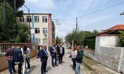Kaymakam Dalak öğrencilerle arazi ölçümü yaptı