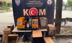 Kayseri’de 70 kilo kaçak tütün yakalandı