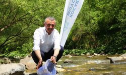 Kirazdere’ye 8 bin alabalık bırakıldı