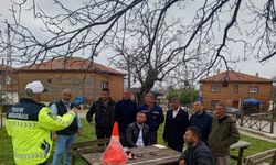 Kırklareli’nde traktör sürücüleri bilgilendirildi