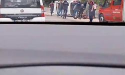 Kontrolden çıkan otomobil takla attı