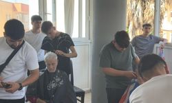 Köşk MTAL öğrencileri, huzurevi sakinleri ile bir araya geldi