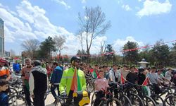 Malatya’da "Gazze için sür ve diren" etkinliği düzenlendi
