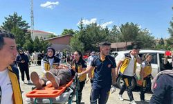 Öğrencilerden gerçeğini aratmayan tatbikat