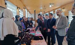 Özel öğrencilerin el emekleri beğeniye sunuldu