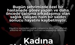 Özel Sular Akademi Hastanesi’nden sağlık çalışanı cinayetine tepki